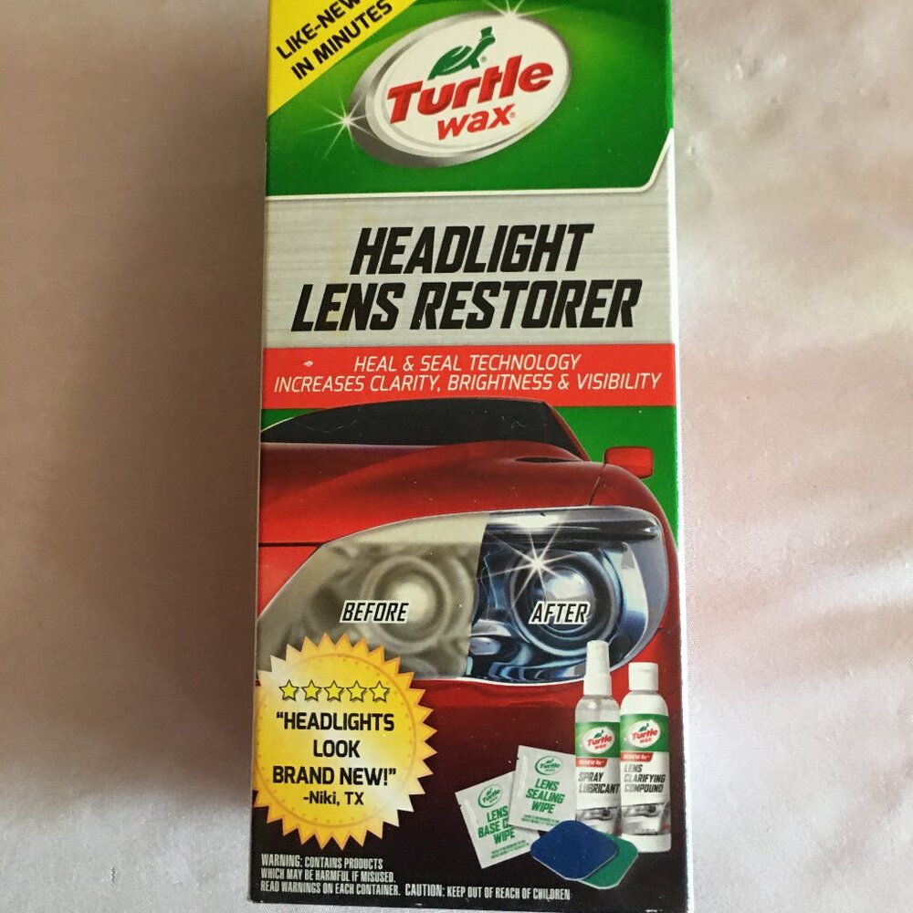 Turtle Wax Headlight Lens Restorer Kit